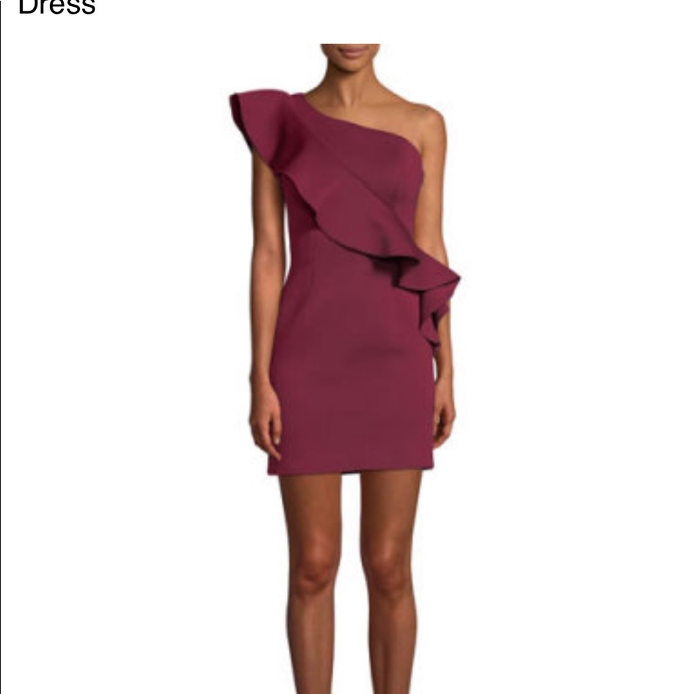 New Jovani size 4 wine dress